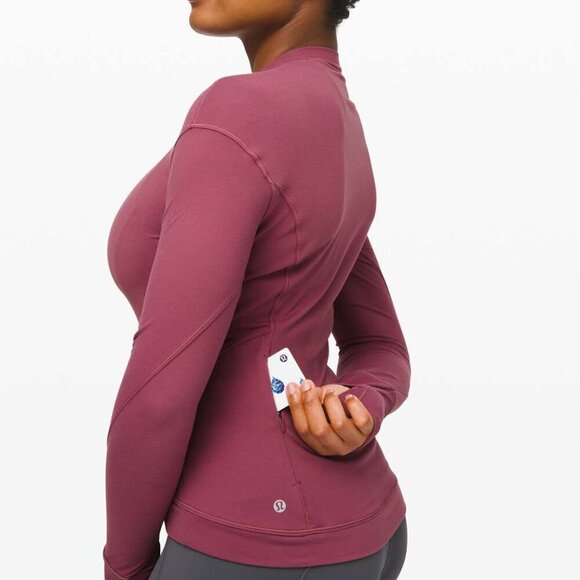 Lululemon Close to Crossing Long Sleeve *Rulu Plumful- Size Small - Picture 3 of 12